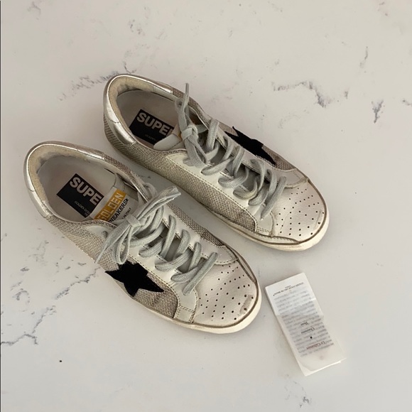 golden goose superstar mesh sneaker